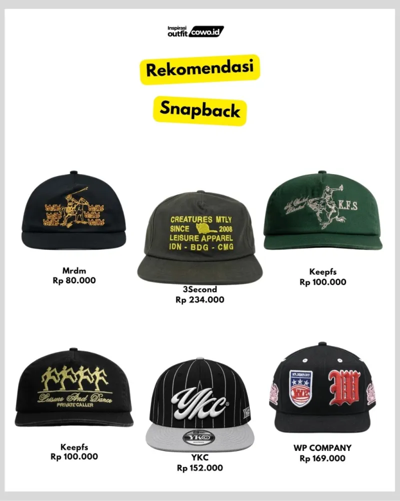 aksesoris - snapback