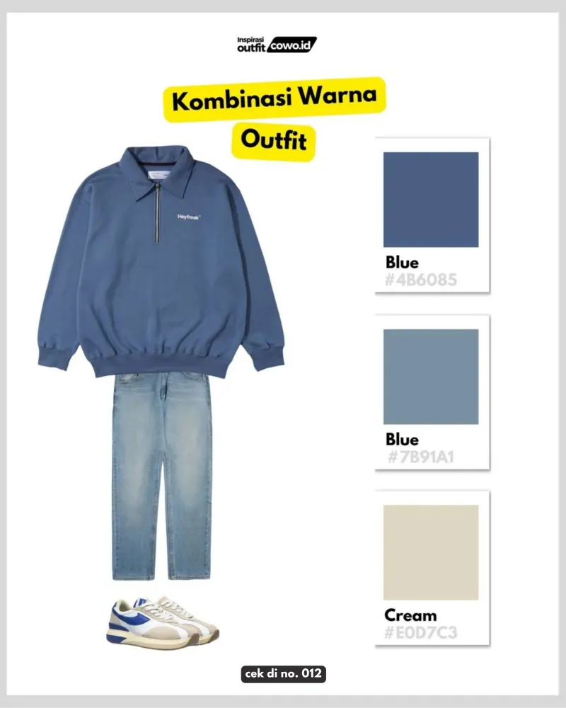 Inspirasi Outfit Pakai Halfzip