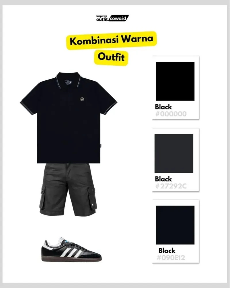 Inspirasi outfit pakai polo