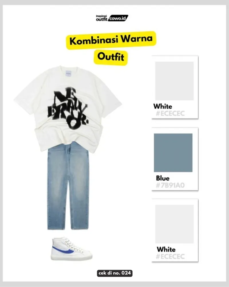Inspirasi Outfit Pakai T-Shirt