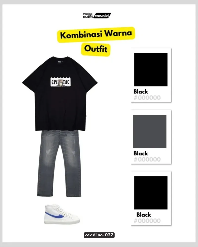 Inspirasi Outfit Pakai T-Shirt