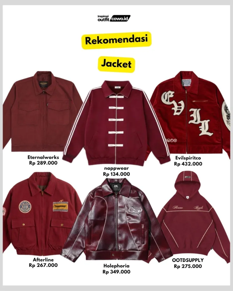 jacket - jacket merah