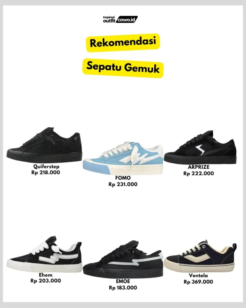 sepatu - sepatu gemuk