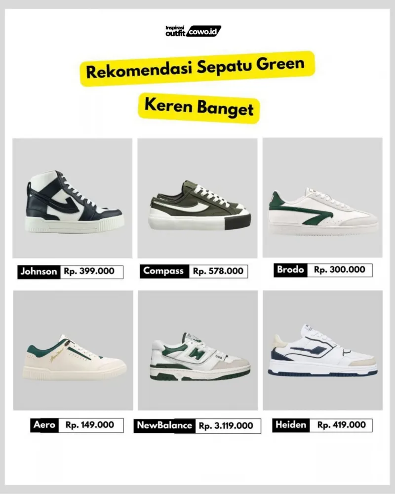 sepatu - sepatu hijau